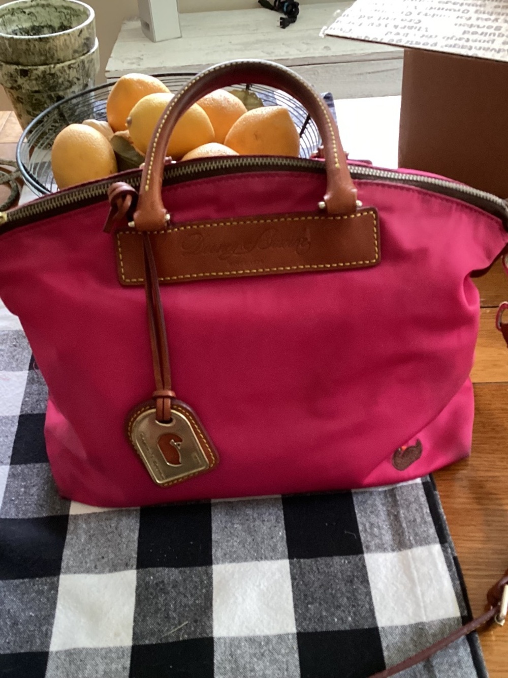 Dooney & Bourke Pink Crossbody Satchel